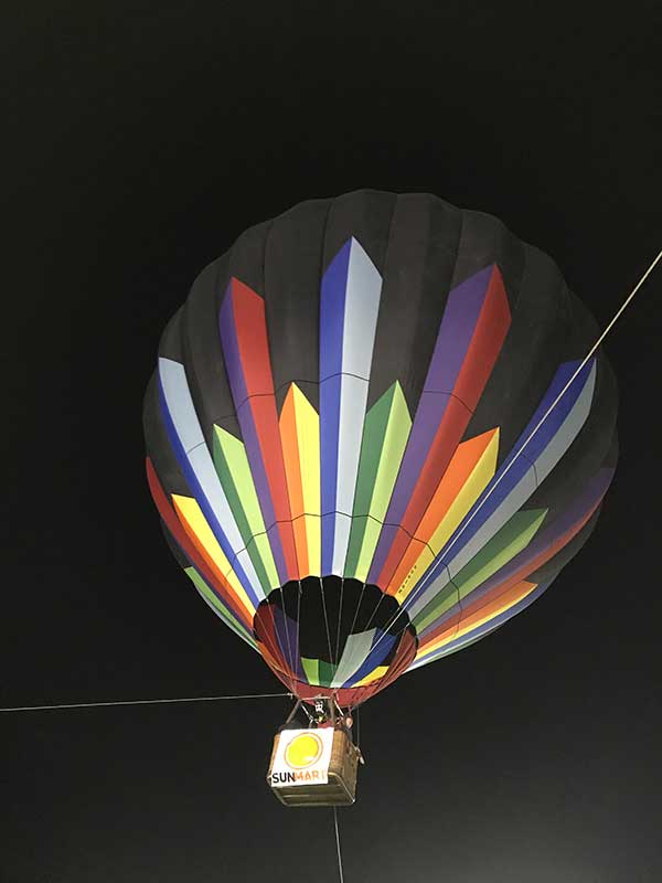 night hot air balloon rides